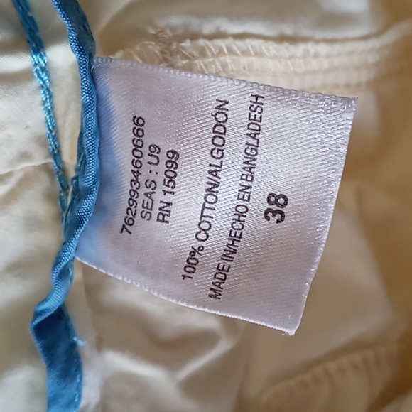 Canyon River Blues BNWOT Men's Sz 38 Yellow Cargo Shorts W Button Fly n Pockets - Picture 11 of 12